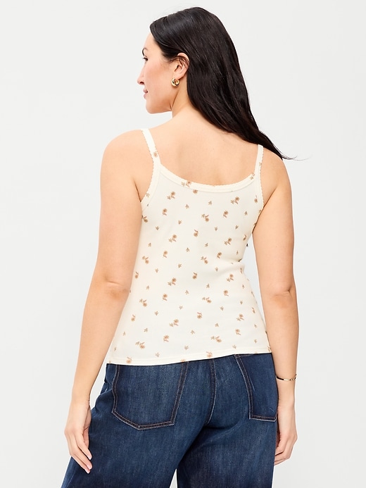 Image number 6 showing, Pointelle Cami Tank Top