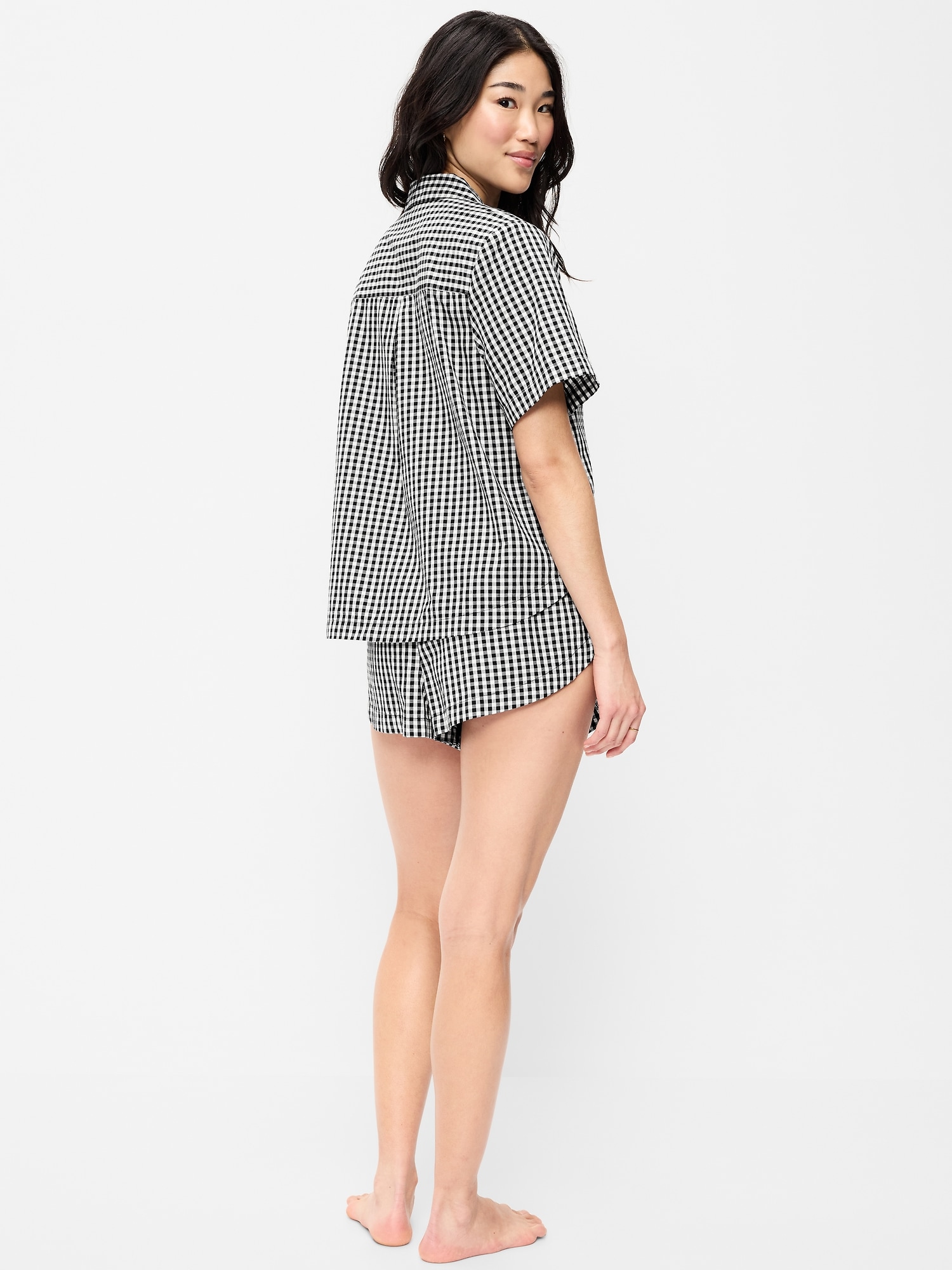 Poplin Pajama Short Set