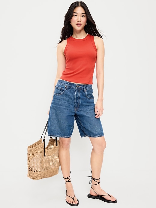 Image number 3 showing, Snug Crop Tank Top