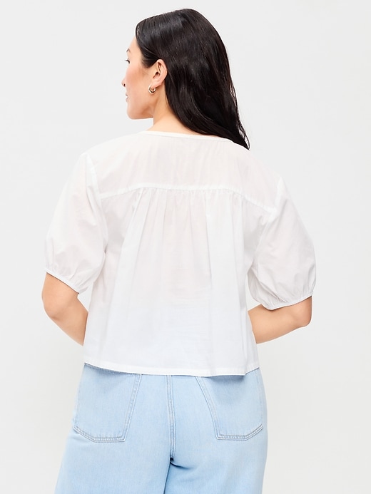 Image number 5 showing, Short-Sleeve Beaded Top