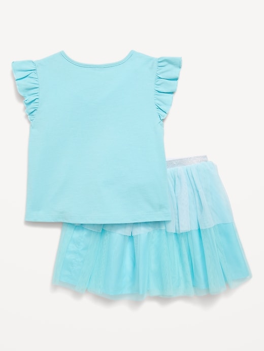 Image number 3 showing, Disney© Princess T-Shirt and Tutu Skirt Set for Toddler Girls