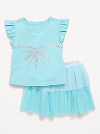 Image number 2 showing, Disney© Princess T-Shirt and Tutu Skirt Set for Toddler Girls