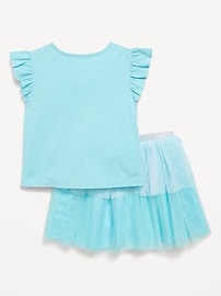 Image number 3 showing, Disney© Princess T-Shirt and Tutu Skirt Set for Toddler Girls