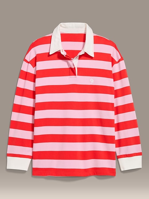 Image number 4 showing, Old Navy x Christopher John Rogers Oversized Rugby Top