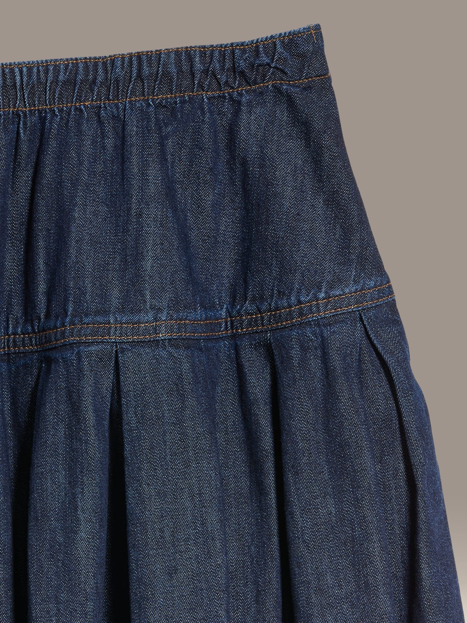 Old Navy x Christopher John Rogers Drop-Waist Jean Midi Skirt