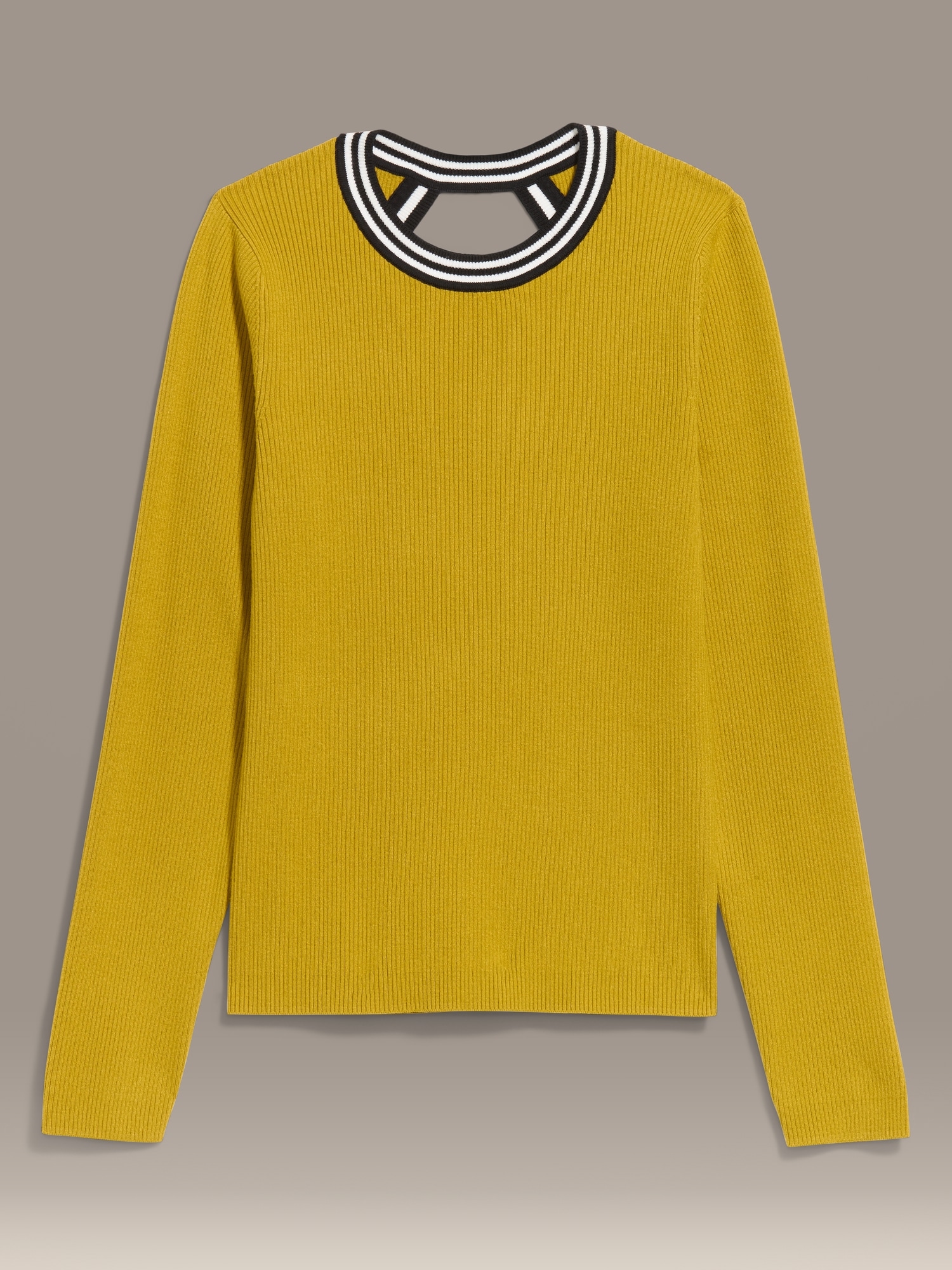 Old Navy x Christopher John Rogers Long-Sleeve Back Keyhole Sweater