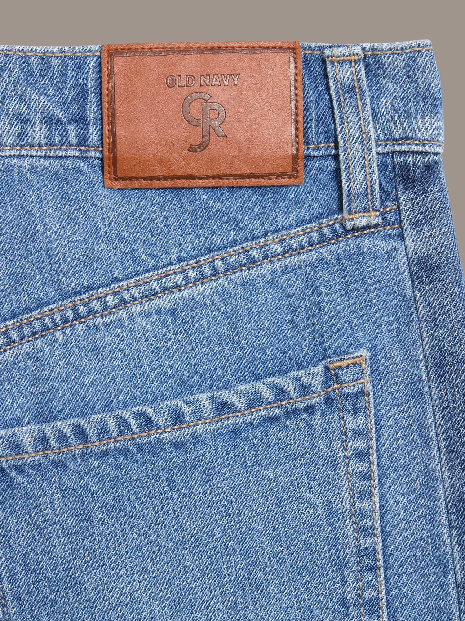 Old Navy x Christopher John Rogers Mid-Rise Side Stripe Baggy Wide-Leg Jeans