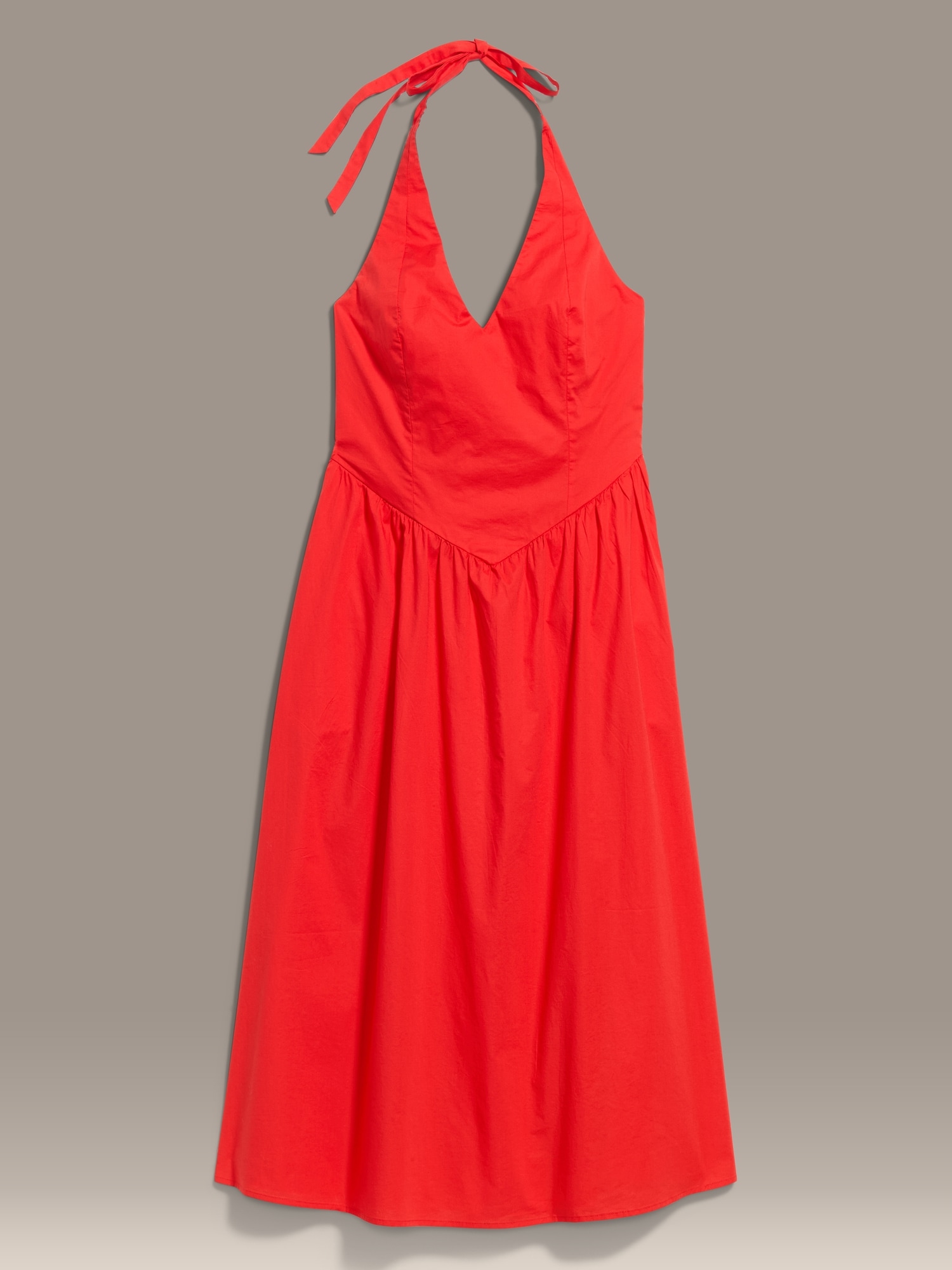 Old Navy x Christopher John Rogers Halter Drop-Waist Dress