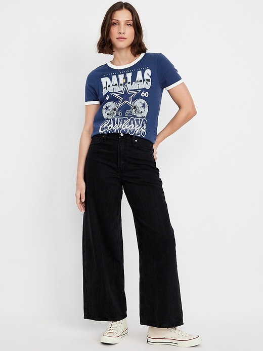 Image number 1 showing, Dallas Cowboys EveryWear Crew-Neck Ringer T-Shirt