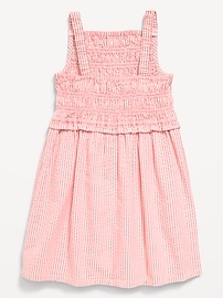 Image number 2 showing, Sleeveless Smocked Textured Dress for Toddler Girls