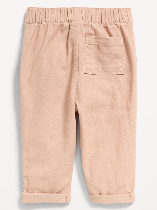 Image number 3 showing, Linen-Blend Pants for Baby