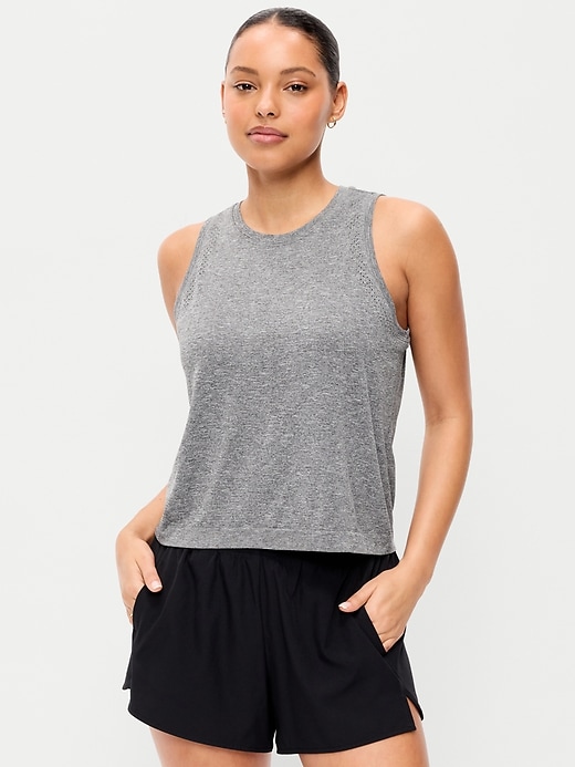 Image number 1 showing, Fluid Seamless Loose Tank Top