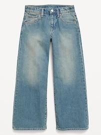 Image number 4 showing, Super Baggy Wide-Leg Jeans for Girls