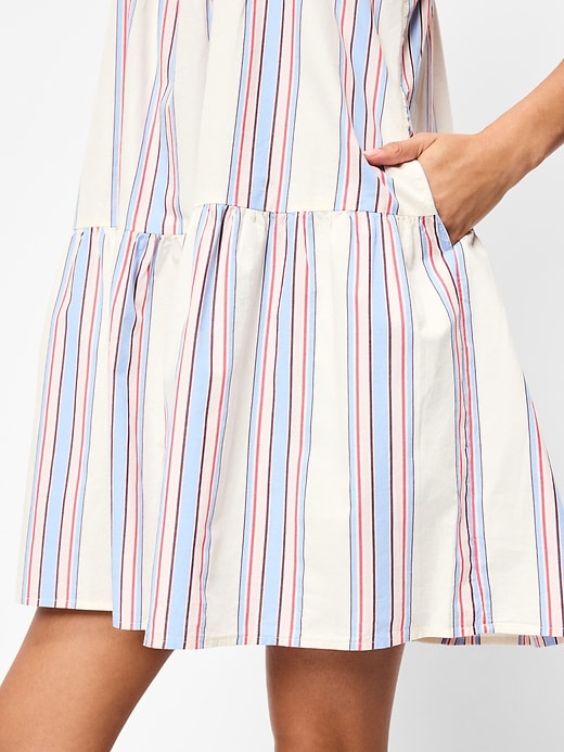 Image number 5 showing, Sleeveless Scoop-Neck Mini Swing Dress