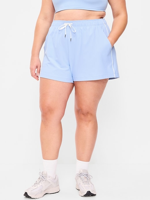 Image number 7 showing, High-Waisted PowerSoft Shorts -- 3.5-inch inseam