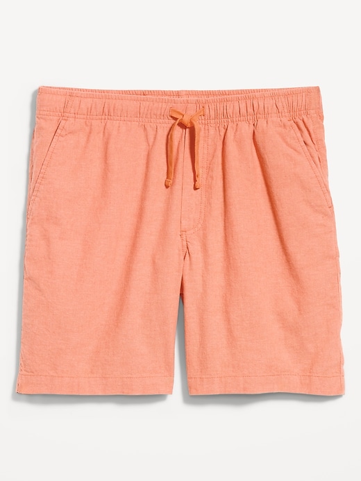 Image number 5 showing, Linen-Blend Jogger Shorts -- 7-inch inseam