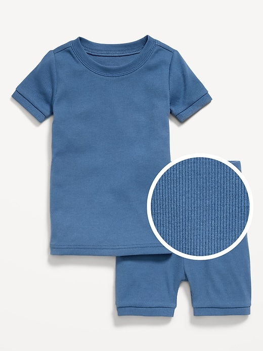 Image number 1 showing, Ribbed Snug-Fit Pajama Set for Toddler & Baby