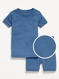 Image number 1 showing, Ribbed Snug-Fit Pajama Set for Toddler & Baby