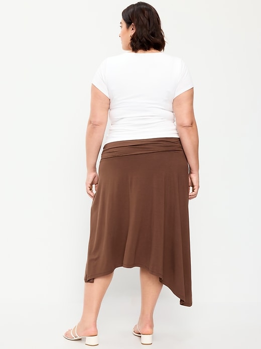Image number 8 showing, Asymmetrical Draped Midi Skirt