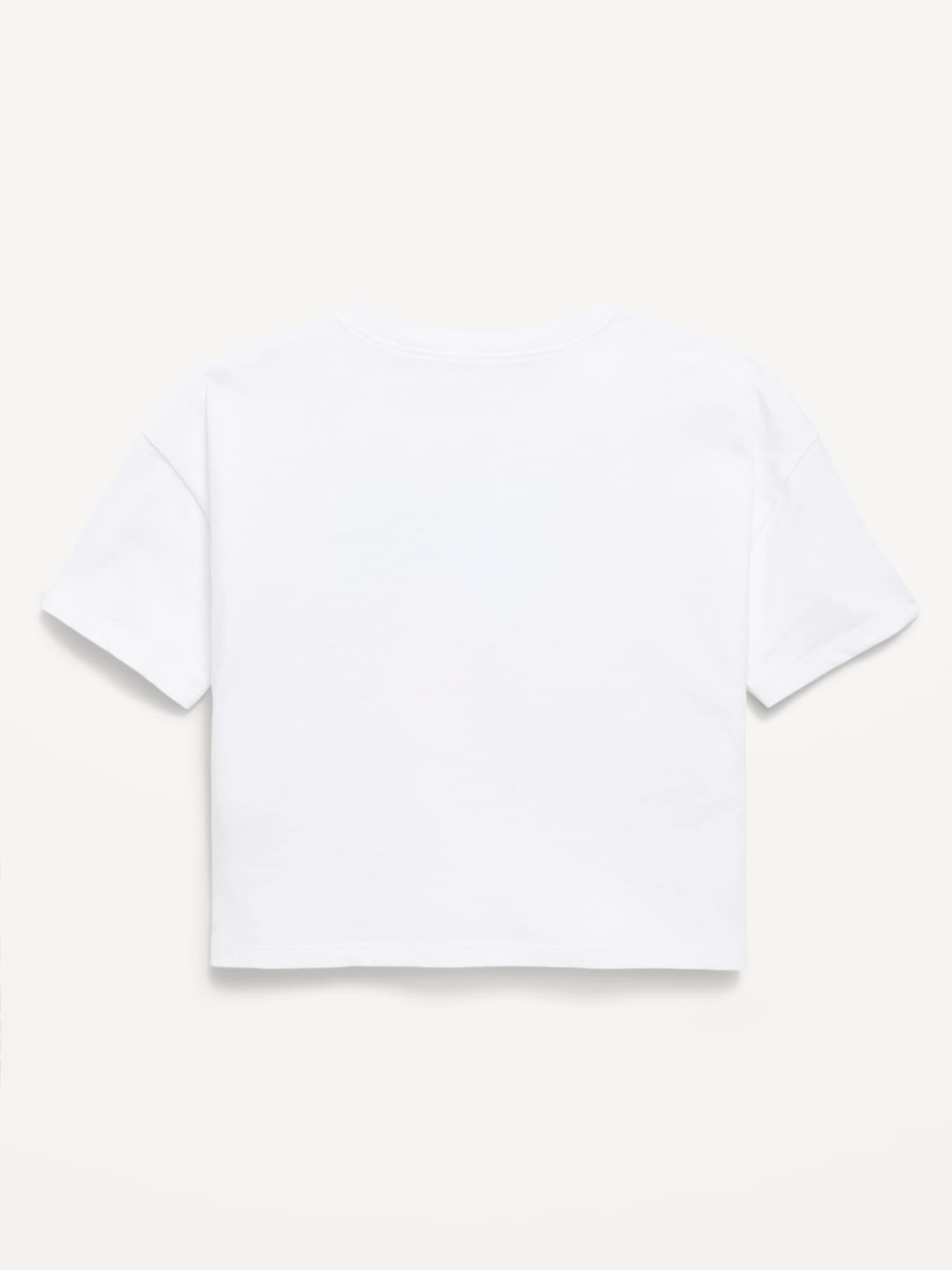 Hello Kitty® Oversized Graphic Cropped T-Shirt for Girls