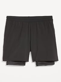 Image number 1 showing, 2-In-1 Performance Run Shorts -- 5-inch inseam