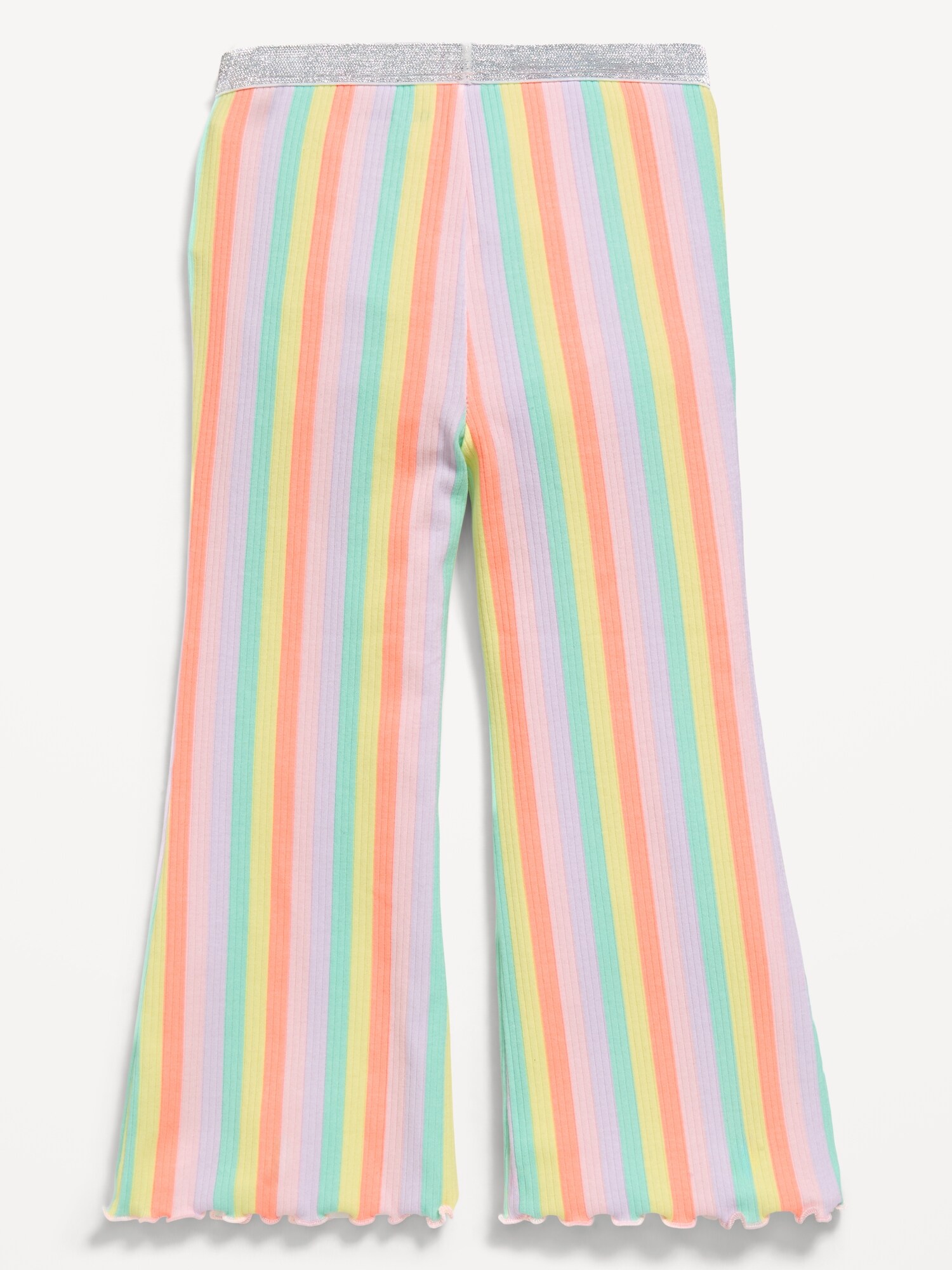 Леггинсы Old Navy Birthday Flared Leggings для девочек-малышей, цвет: Разноцветный полосатый — фото 2