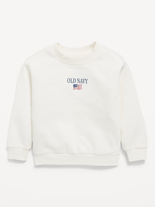 Image number 1 showing, Oversized Unisex Logo-Graphic Sweatshirt for Toddler