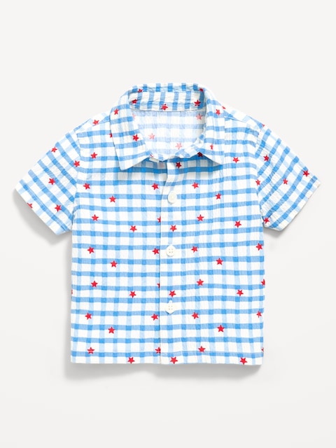 Printed Short-Sleeve Shirt for Baby