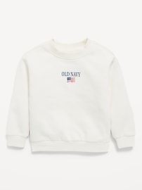Image number 1 showing, Oversized Unisex Logo-Graphic Sweatshirt for Toddler