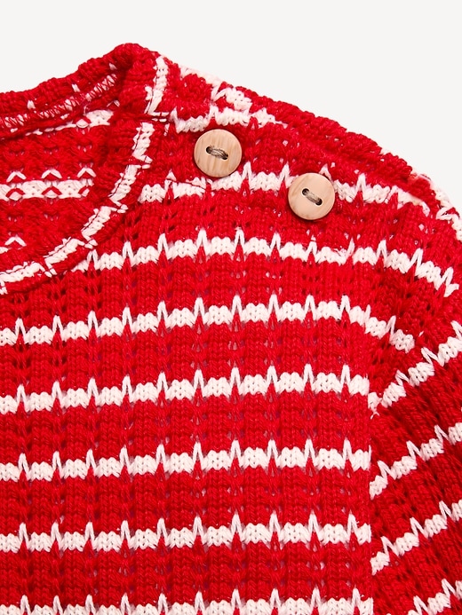 Image number 3 showing, Short-Sleeve Crochet-Knit Top and Shorts Set for Baby