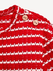 Image number 3 showing, Short-Sleeve Crochet-Knit Top and Shorts Set for Baby