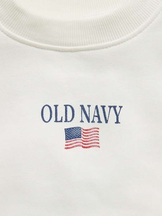 Image number 2 showing, Oversized Unisex Logo-Graphic Sweatshirt for Toddler