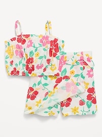 Image number 3 showing, Printed Sleeveless Top and Skort Set for Toddler Girls