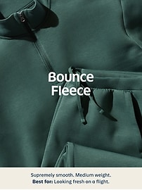 Image number 5 showing, Bounce Fleece Oversized Quarter-Zip Pullover