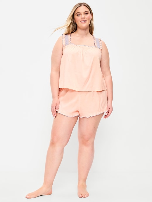 Image number 8 showing, Ruffled Pajama Tank and Shorts Set