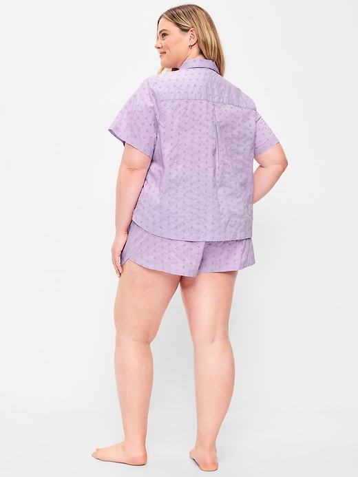 Image number 9 showing, Classic Eyelet Sleep Short Set
