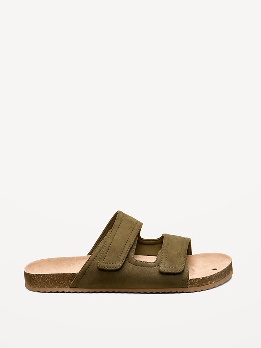 Image number 3 showing, Faux-Suede Double-Strap Slide Sandals for Men