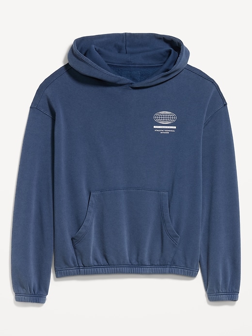 Image number 4 showing, Oversized Washed Cropped Hoodie
