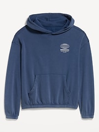 Image number 4 showing, Oversized Washed Cropped Hoodie