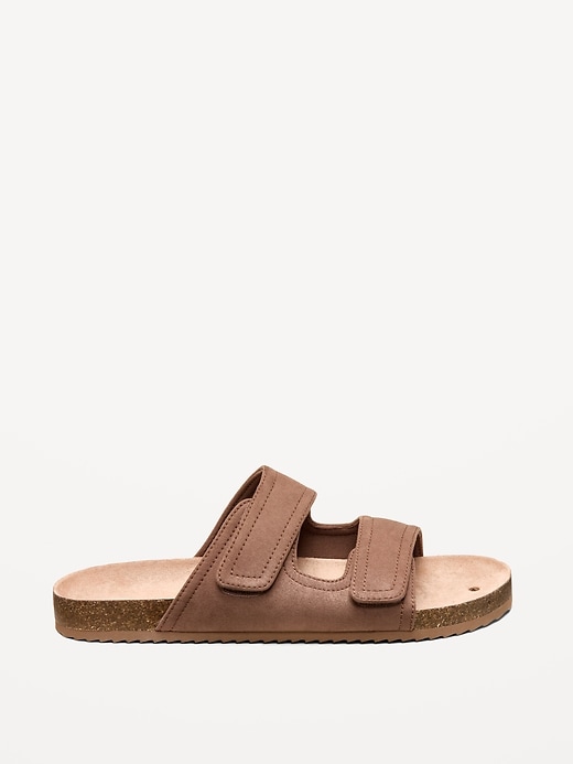 Image number 3 showing, Faux-Suede Double-Strap Slide Sandals for Men