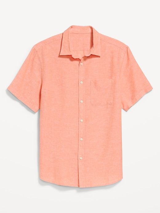 Image number 4 showing, Classic Fit Everyday Linen-Blend Shirt