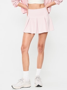 Extra High-Waisted Drop-Waist PowerSoft Skort - image 3