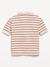 Image number 2 showing, Short-Sleeve Textured-Knit Polo Shirt for Boys
