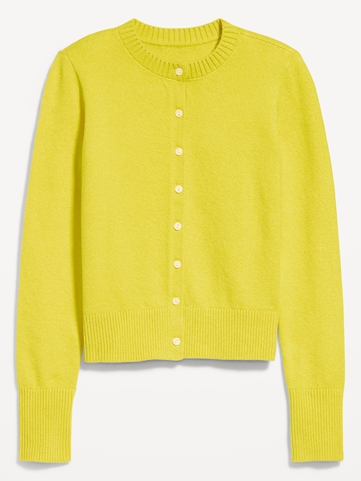 Image number 4 showing, SoSoft Lite Cropped Crew-Neck Cardigan