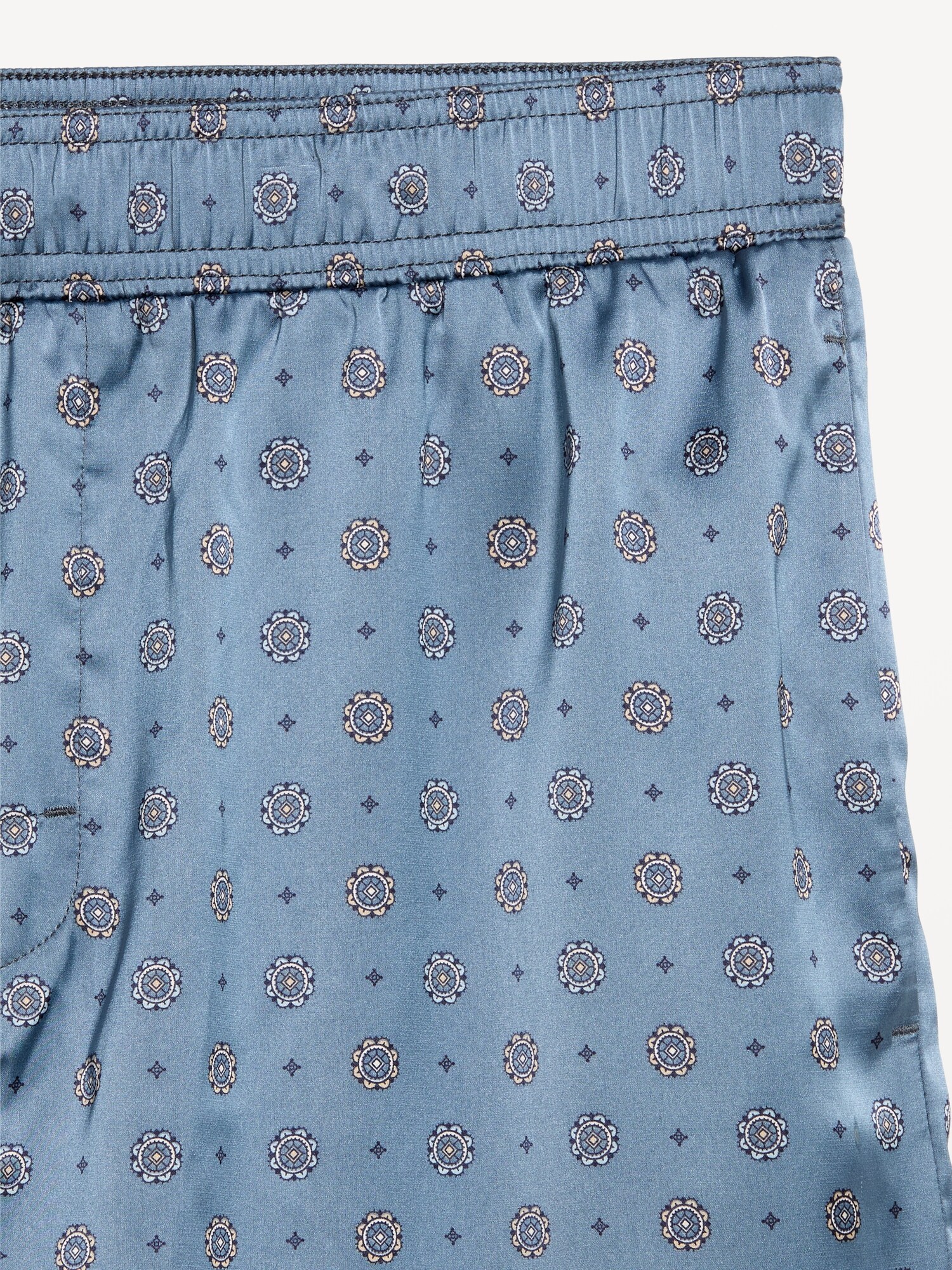Мужские трусы Old Navy Satin Boxer Shorts, цвет: Синий — фото 2