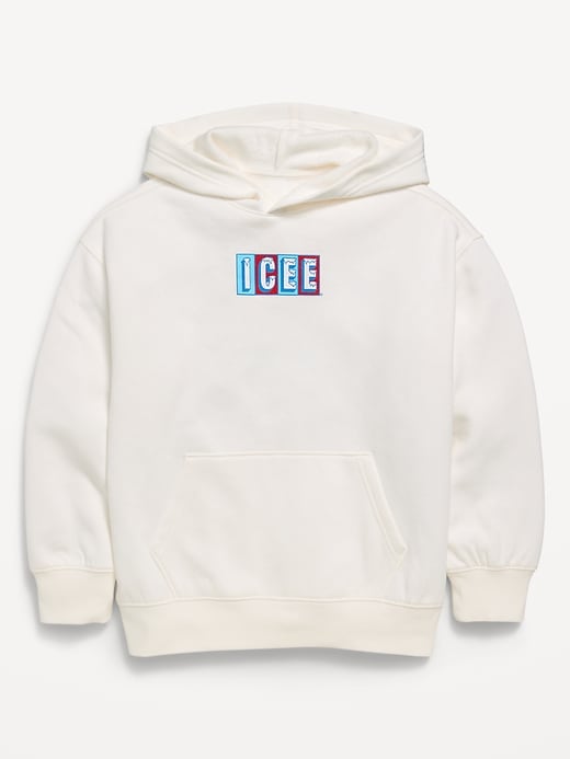 Image number 1 showing, ICEE® Oversized Gender-Neutral Graphic Pullover Hoodie for Kids