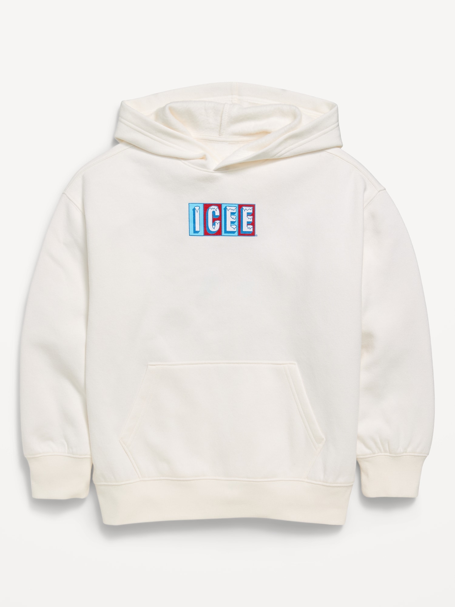 ICEE® Oversized Gender-Neutral Graphic Pullover Hoodie for Kids