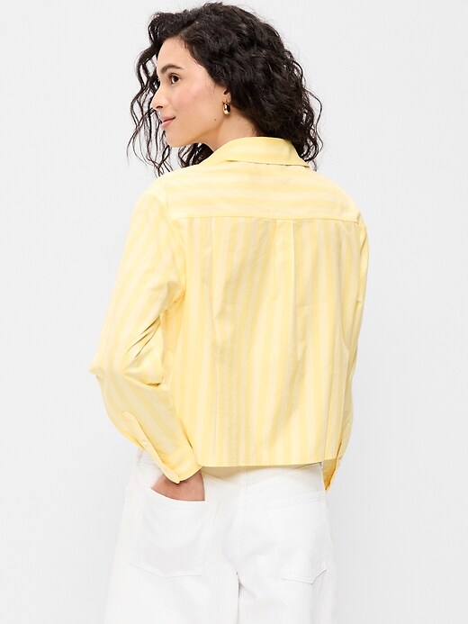 Image number 2 showing, Cropped Button-Down Shirt