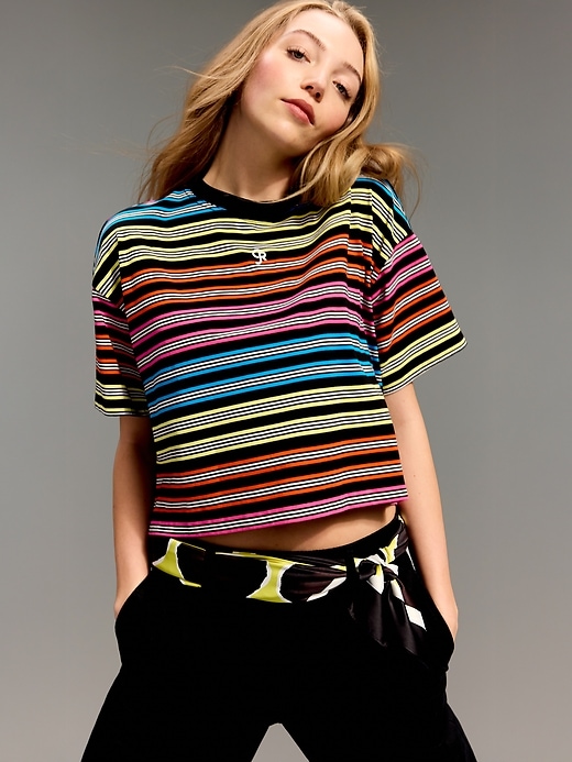 Image number 1 showing, Old Navy x Christopher John Rogers Crop T-Shirt