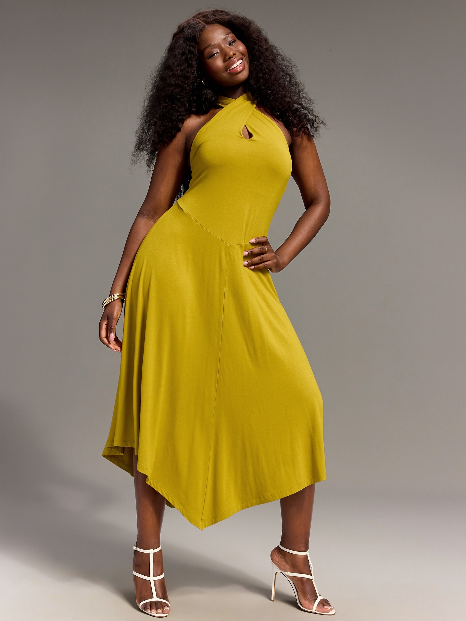 Old Navy x Christopher John Rogers Halter Maxi Dress